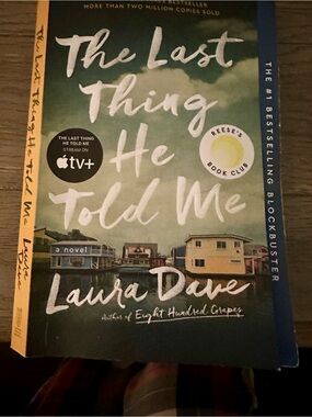 The Last Thing He Told Me by Laura Dave Paperback Reese’s Book Club NWT